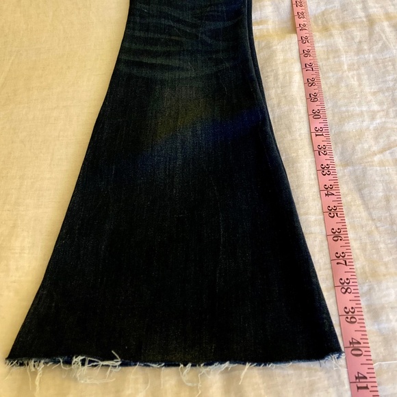 Express (New without tags) High Rise Bell Flare Jeans , Size 8 - Picture 6 of 7